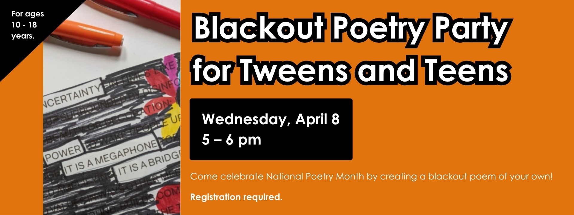 Blackout Poetry April 8